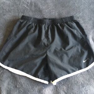 Black and white nike shorts!!!